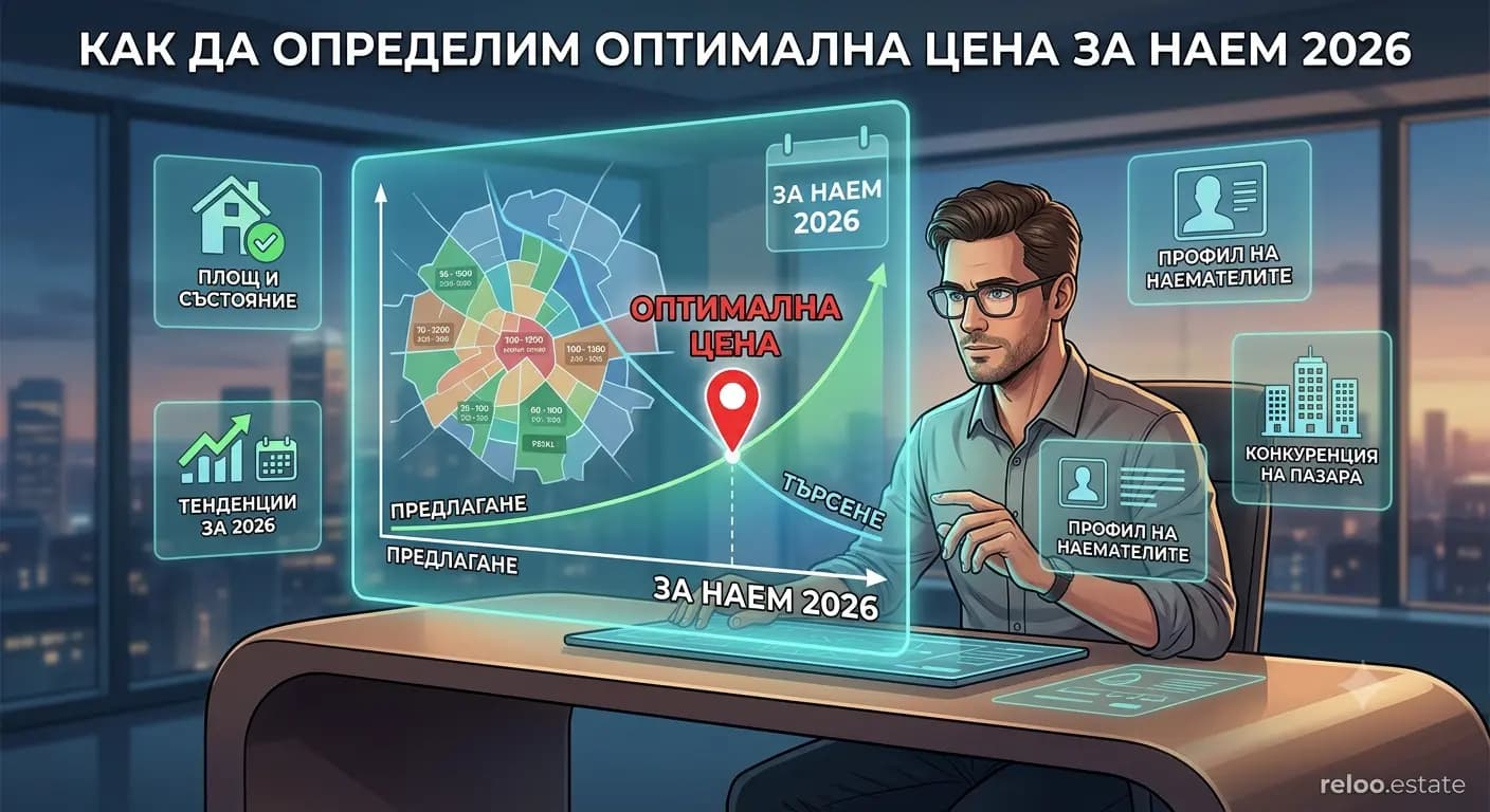 Пълно ръководство: как да определим оптимална цена за наем 2026 — анализ, стратегия, печалба. Reloo Guides